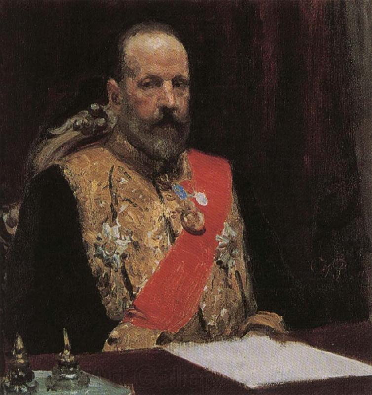 Ilya Repin Portrait of Sergei witte Spain oil painting art